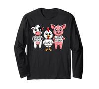 Los Animales Son mis Amigos y no me como mis Amigos Manga Larga