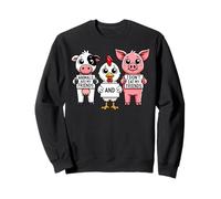 Los Animales Son mis Amigos y no me como mis Amigos Sudadera