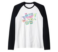 Los años 80 Muchos Recuerdos Sin evidencia Nostalgia Retro Cumpleaños Camiseta Manga Raglan