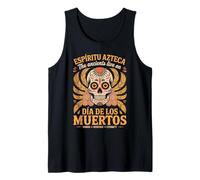 Los Antiguos Viven - Aztec Spirit Dia de los Muertos Camiseta sin Mangas