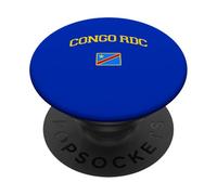 Los apoyadores de la Can Oficial Jersey Jugador Congo RDC PopSockets PopGrip Adhesivo