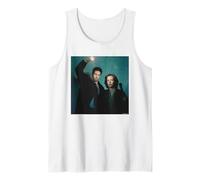 Los archivos X David Duchovny Gillian Anderson Michael Grecco Camiseta sin Mangas