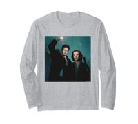 Los archivos X David Duchovny Gillian Anderson Michael Grecco Manga Larga