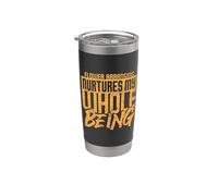 Los arreglos florales nutren todo mi ser Vaso térmico de acero inoxidable de doble pared