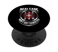 Los Autos Reales no se cambian a sí mismos Diseño automático de Engranajes manuales PopSockets PopGrip Adhesivo