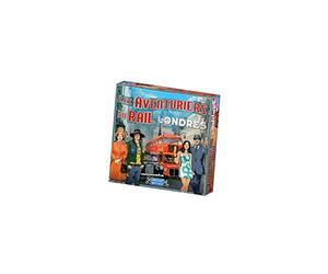 LOS AVENTUEROS del RIL: Londres AÑOS 70 - Juego de Mesa para niños Desde 8 años - 2 a 4 Jugadores - 10 a 15 min - Juego de Estrategia - Versión compacta Independiente en francés - Days of Wonder