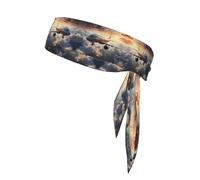 Los aviones son una corbata deportiva para la cabeza. Bandana de poliéster que absorbe el sudor para correr, yoga, gimnasio, adecuada para hombres y mujeres