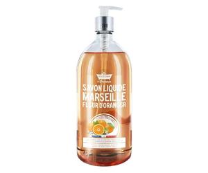 Los baños pequeños de Marsella líquido Provenza jabón flor de naranja 1 l