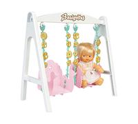 los Barriguitas Columpio con Figura de muñeca bebé, Multicolor