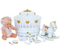 Famosa - Conjunto de parque infantil y enseres para muñecas bebé