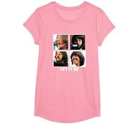 Los Beatles Déjalo Ser Camiseta, Niñas, Rosado, S