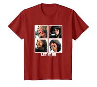 Los Beatles Déjalo Ser Camiseta, Niños, Arándano, 6 años