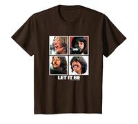 Los Beatles Déjalo Ser Camiseta, Niños, Marrón, 2 años