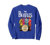 Los Beatles Sargento Pimientos Sudadera, Unisex para Adultos, Azul Real, S