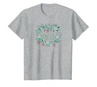 Los Beatles - Strawberry Fields Forever Camiseta, Niños, Gris Jaspeado, 10 años