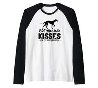 Los Besos de geryhound lo arreglan Todo. Camiseta Manga Raglan