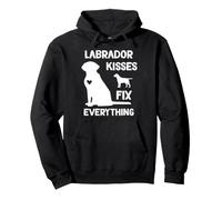 Los Besos de Labrador lo arreglan Todo. Sudadera con Capucha