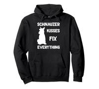 Los besos del Schnauzer miniatura lo arreglan todo Sudadera con Capucha