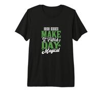 Los Besos irlandeses Hacen Que el día de San Patricio Sea mágico Camiseta Premium