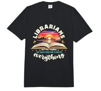 Los bibliotecarios no lo Saben Todo Bibliotecario Escolar Bibliotecario Comfort Colors Adult Heavyweight T-Shirt