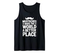 Los Bigotes Hacen del Mundo un Lugar Mejor Camiseta sin Mangas