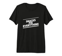 Los bocadillos arreglan Todo lo impulsado por los bocadillos Este es mi refrigerio Camiseta Premium