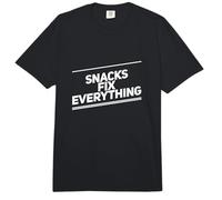 Los bocadillos arreglan Todo lo impulsado por los bocadillos Este es mi refrigerio Comfort Colors Adult Heavyweight T-Shirt