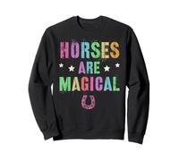 LOS Bonitos Caballos Son MÁGICOS: Equestrian Farm Cowgirl Gallop Team Sudadera