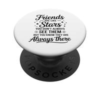 Los Buenos Amigos Son como Las Estrellas Amistad Amigos PopSockets PopGrip Adhesivo