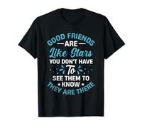 Los buenos amigos son como las estrellas Día de la amistad BestFriend BFF Camiseta