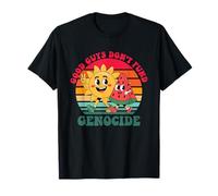 Los buenos chicos no financian el genocidio, diseño divertido Camiseta