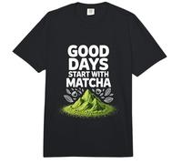 Los Buenos días comienzan con Las montañas de té Verde Matcha Comfort Colors Adult Heavyweight T-Shirt