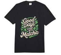 Los Buenos días comienzan con Matcha - Matcha Helado de té Matcha Comfort Colors Adult Heavyweight T-Shirt