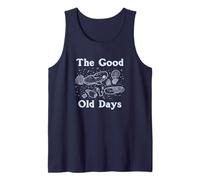 Los buenos viejos días Evolución Fósiles Divertidos Camiseta sin Mangas