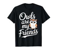 Los búhos son mis amigos Nightowl Animal Camiseta