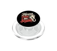 Los Caballos me Mantienen Estable Humor Ecuestre PopSockets PopGrip para MagSafe