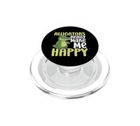 Los caimanes me Hacen Feliz, no Tan Graciosos caimanes PopSockets PopGrip para MagSafe
