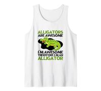 Los caimanes Son increíbles, Soy Impresionante, Soy un cocodrilo Divertido Camiseta sin Mangas