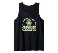 Los caimanes Son increíbles, Soy Impresionante, Soy un cocodrilo Divertido Camiseta sin Mangas