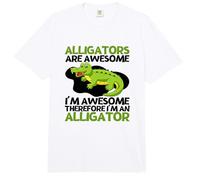Los caimanes Son increíbles, Soy Impresionante, Soy un cocodrilo Divertido Comfort Colors Adult Heavyweight T-Shirt