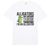 Los caimanes Son increíbles, Soy Impresionante, Soy un cocodrilo Divertido Comfort Colors Adult Heavyweight T-Shirt