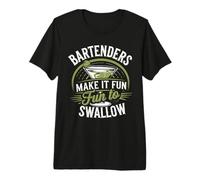 Los camareros Hacen Que Sea Divertido tragar el Humor de Beber Humor para Adultos Camiseta Premium