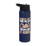 Los camellos son prueba de que Dios tiene sentido del humor Camello Stainless Steel Insulated Water Bottle