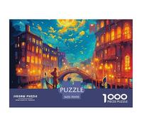 los Canales de Venecia, Puzzle De 1000 Piezas, Diseño Artístico Y Detallado, Ideal para Familias O Aficionados, Recomendado Desde 8 Años, 70x50cm/1000pcs