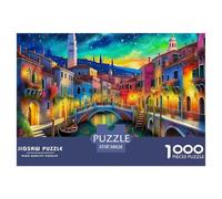 los Canales de Venecia Rompecabezas De 1000 Piezas para Adultos Exclusivo Juguetes Desafiantes Multicolor Colorido Regalo De Manos 38x26cm/1000pcs