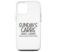 Los carbohidratos Divertidos del Domingo no cuentan Carcasa para iPhone 12/12 Pro