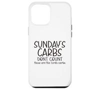 Los carbohidratos Divertidos del Domingo no cuentan Carcasa para iPhone 12 Pro MAX