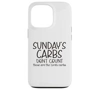 Los carbohidratos Divertidos del Domingo no cuentan Carcasa para iPhone 13 Pro