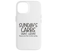Los carbohidratos Divertidos del Domingo no cuentan Carcasa para iPhone 14