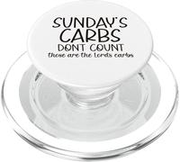 Los carbohidratos Divertidos del Domingo no cuentan PopSockets PopGrip para MagSafe